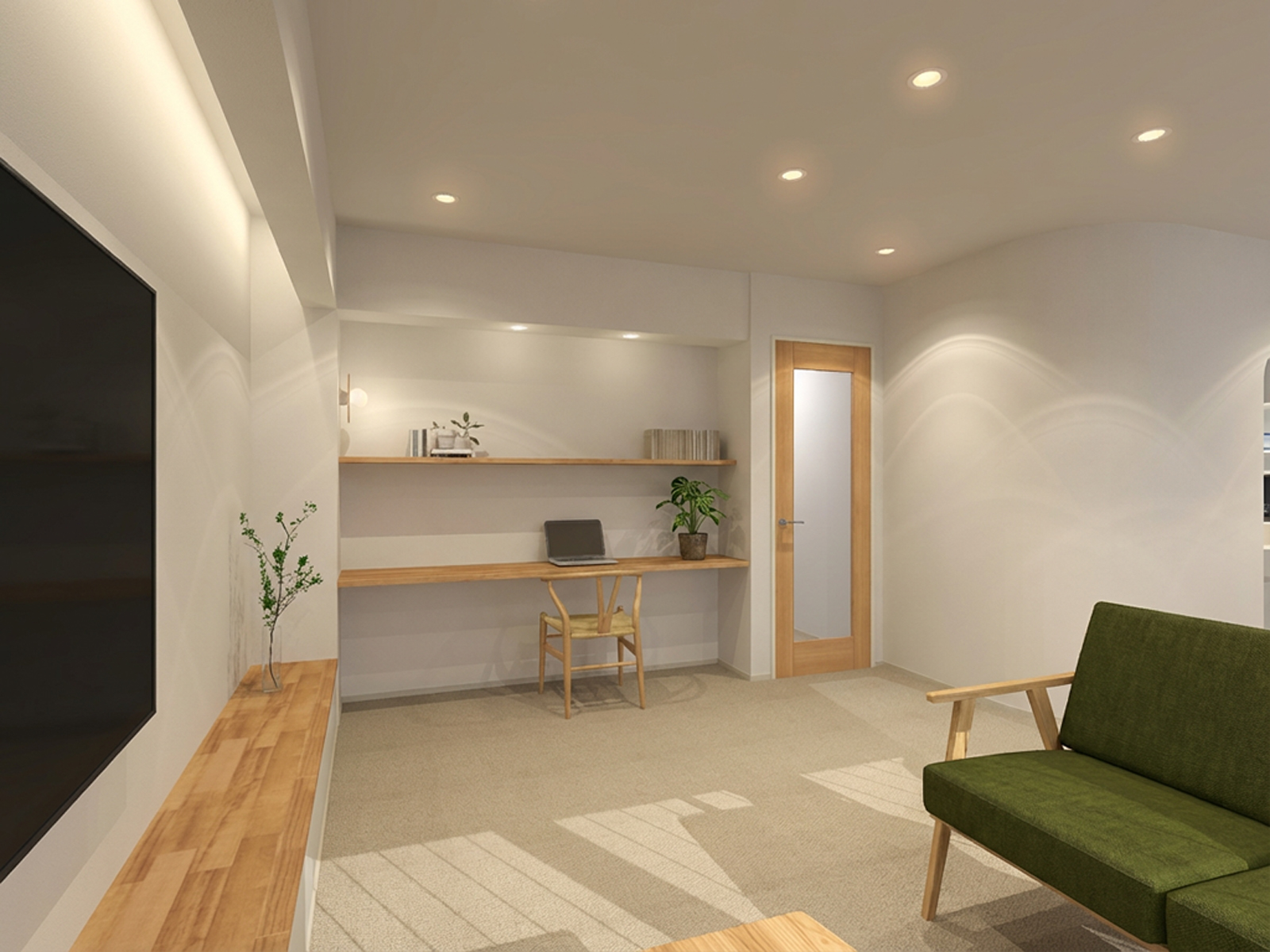 ペイント壁のある暮らし